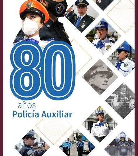 Celebra la Secretaría de Seguridad Ciudadana 80 años de honestidad, lealtad y trabajo de las y los efectivos de la policía auxiliar