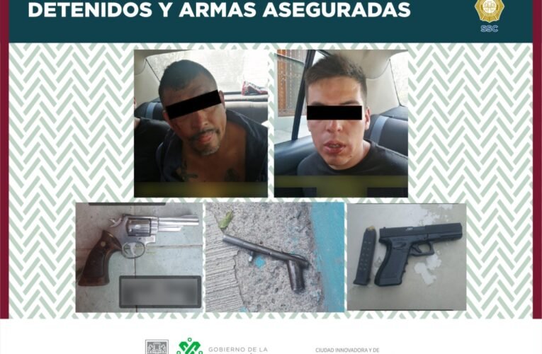 Personal de la SSC detuvo a dos personas posiblemente relacionadas con un grupo delictivo dedicado al robo de compradores de vehículos contactados a través de internet
