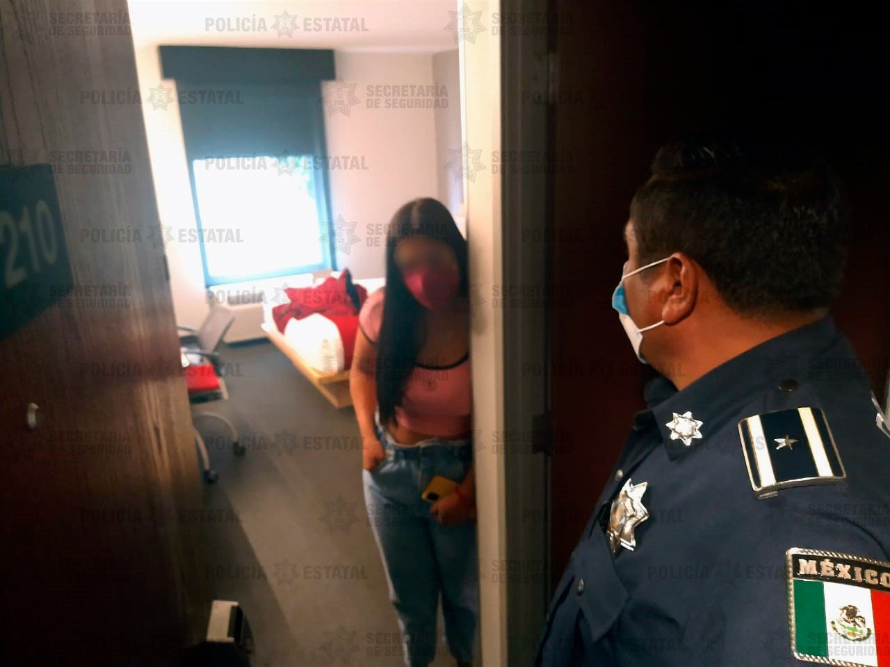Elementos de la Secretaría de Seguridad rescatan a dos mujeres paraguayas, probables víctimas del delito de trata de personas