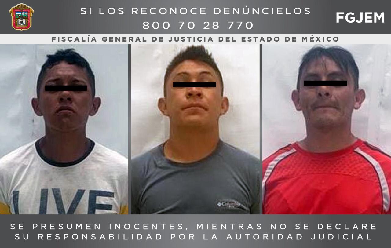 Procesan a tres probables asaltantes detenidos en Nicolás Romero