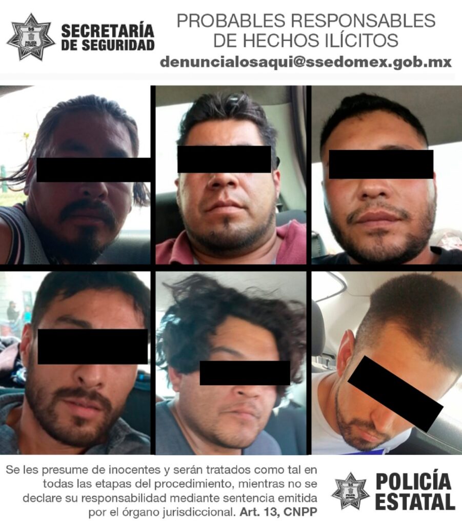 Secretaría De Seguridad Detiene A Seis Probables Responsable En El Delito De Robo Con Violencia 4007