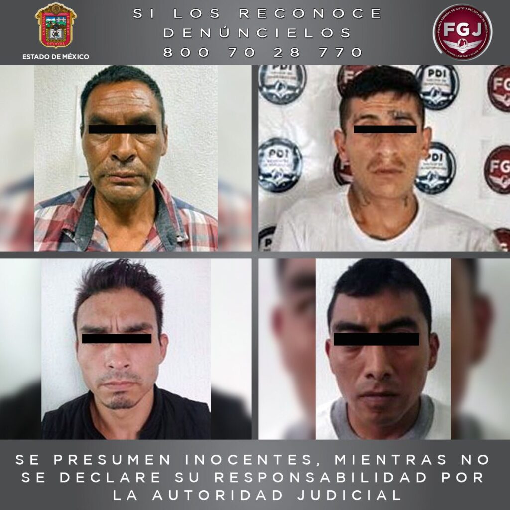 Procesan a cuatro sujetos investigados por homicidios ocurridos en