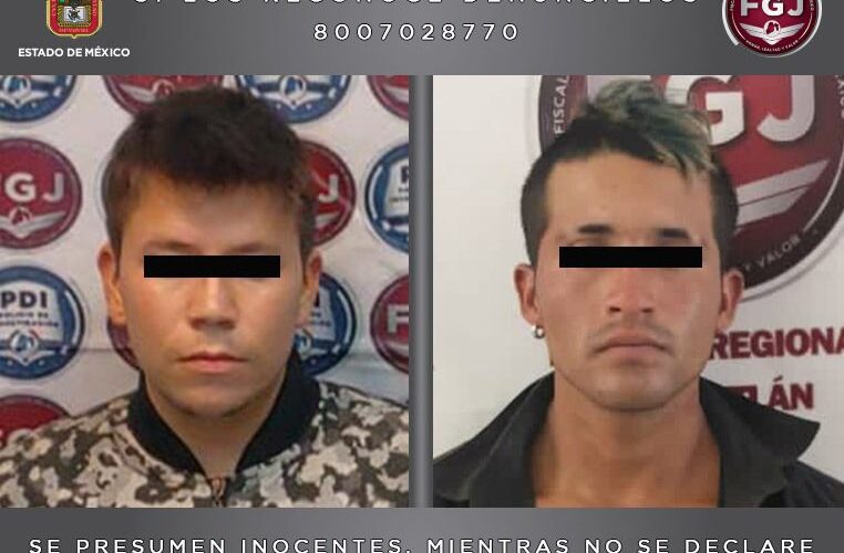 Vinculan a proceso a dos individuos investigados por robos con violencia en Teoloyucan y Cuautitlán Izcalli