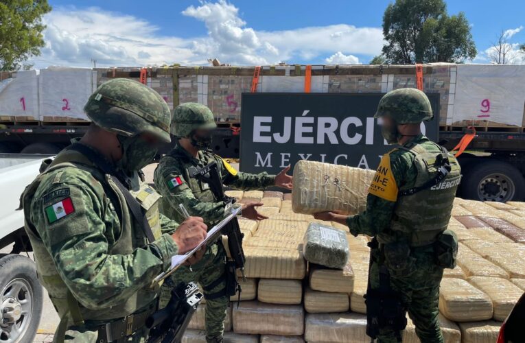 Ejército asegura más de 2 toneladas de marihuana en la Súper