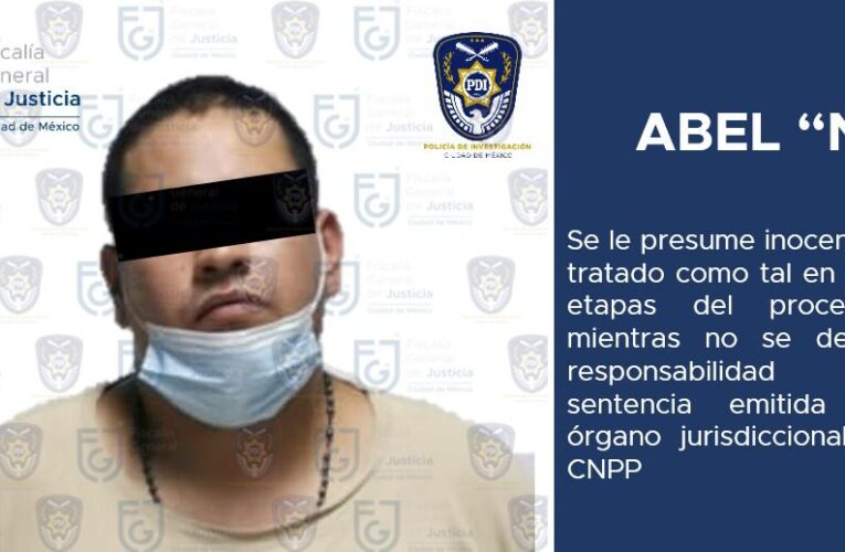 Aprehende FGJCDMX a posible coautor de homicidio de dos personas menores de edad en el Centro Histórico