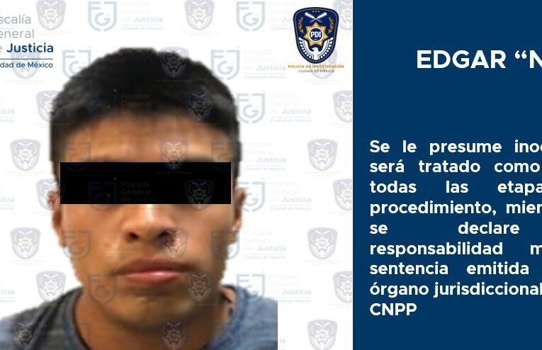 Cumplimenta FGJCDMX orden de aprehensión contra un hombre posiblemente relacionado con un homicidio ocurrido en 2019