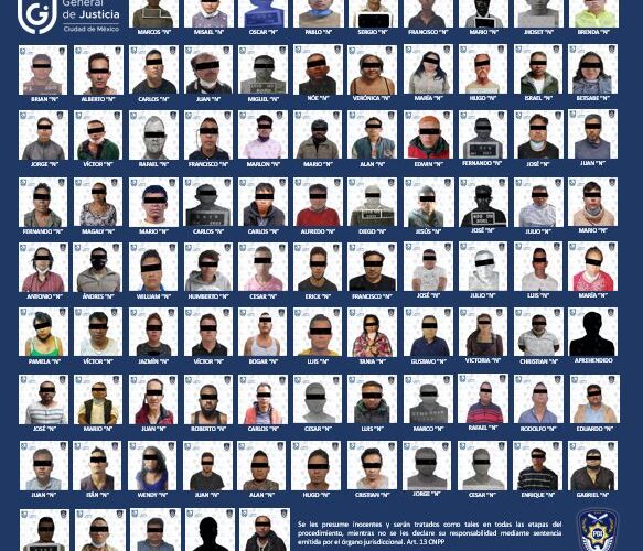 Cumplimenta Policía de Investigación ordenes de aprehensión contra 91 personas por probable participación en el delito de robo en diferentes modalidades 