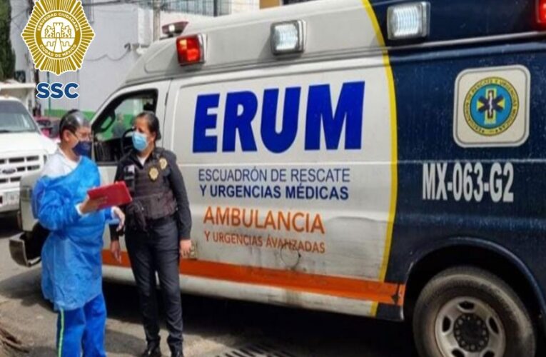 En la colonia Pedregal de Santo Domingo, personal de la SSC auxilió a una mujer que entró en labor de parto en la vía pública y recibieron al bebé