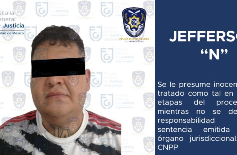 Cumplimenta FGJCDMX orden de aprehensión contra un hombre acusado de extorsión