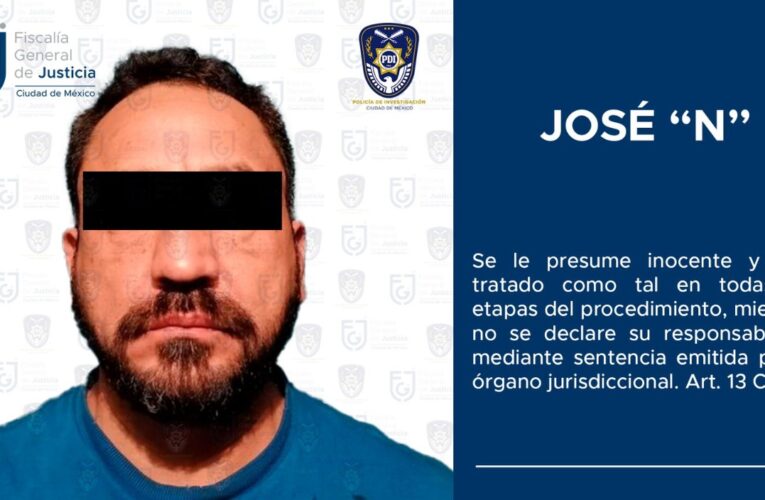 Obtiene FGJCDMX prisión preventiva oficiosa contra posible integrante d grupo delictivo que operaba en Cuauhtémoc