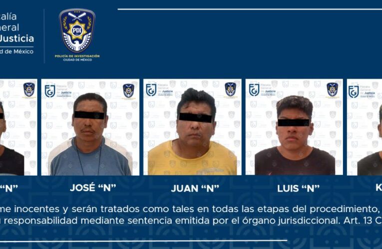 Aprehende FGJCDMX a un hombre, por su probable participación en el delito de homicidio calificado