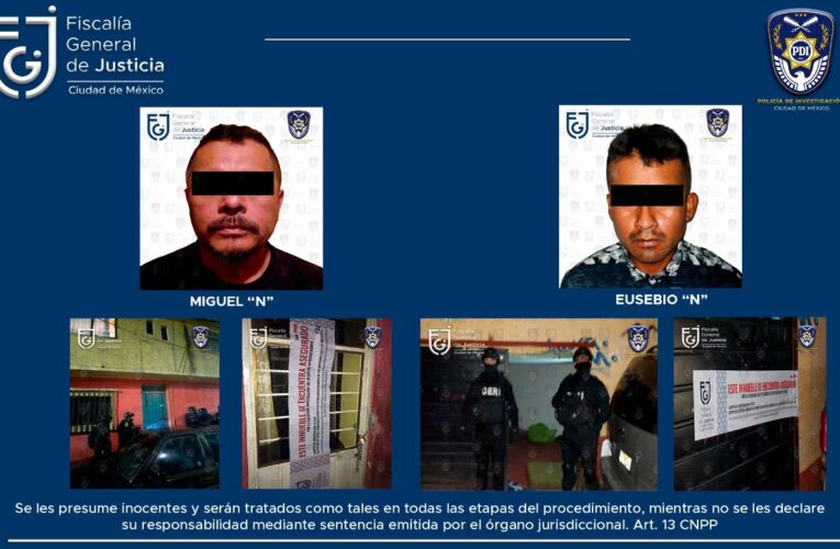 Aseguran inmuebles y posible droga: detienen a dos personas en Iztapalapa y Álvaro Obregón