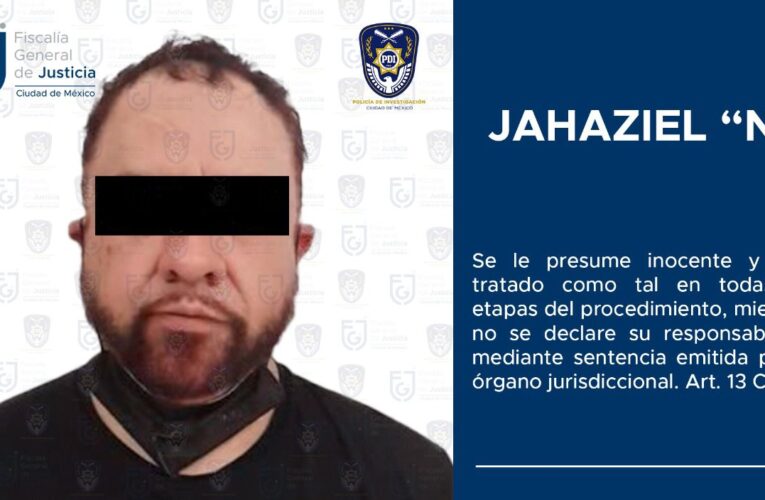 Aprehenden a un hombre por su probable participación en el delito de violencia familiar