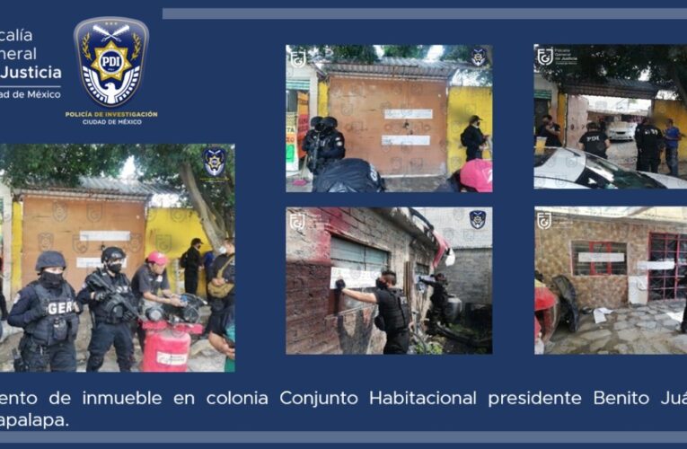 Asegura FGJCDMX inmueble en la alcaldía Iztapalapa, relacionado con una denuncia por el delito de despojo