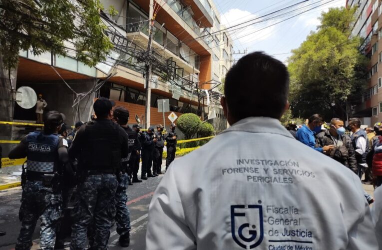 Inicia FGJCDMX investigación tras explosión en la colonia Acacias, alcaldía Benito Juárez