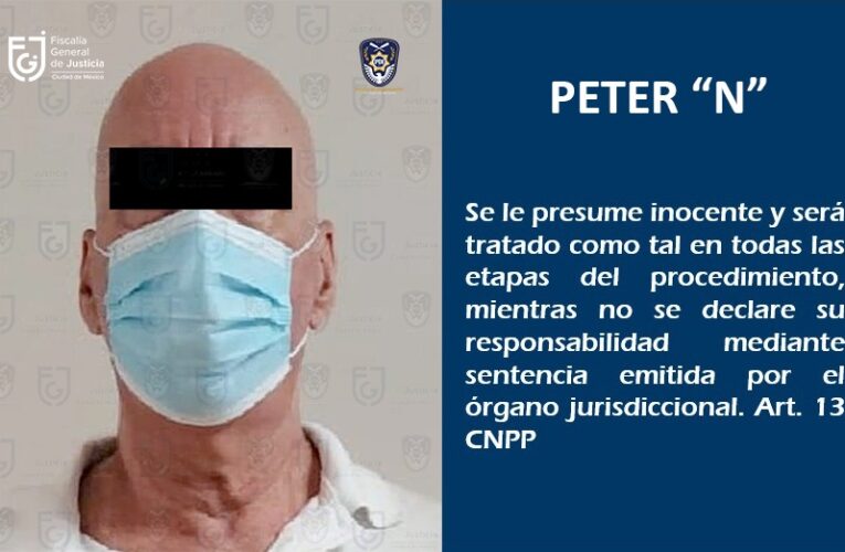 Cumplimenta FGJCDMX orden de aprehensión contra un hombre, de nacionalidad extranjera, por su probable participación en feminicidio