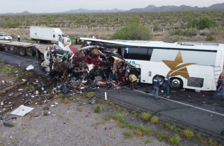 16 muertos y 22 heridos por accidente en Sonora