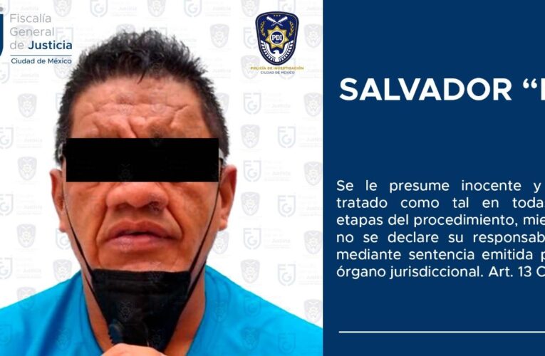 Aprehende FGJCDMX a un hombre por la probable comisión del delito de trata de personas