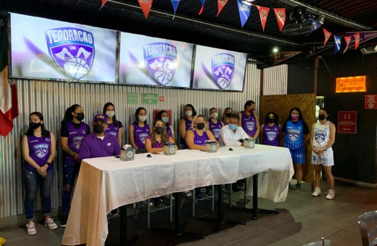 Presentan a las Teporacas de Chihuahua de la liga estatal de básquetbol femenil