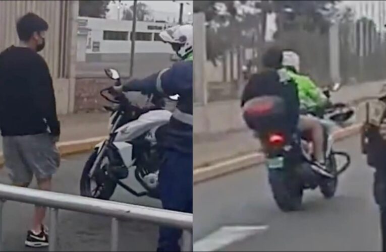 (VIDEO) Policía ayuda a que joven llegue a tiempo a su examen y se hace viral