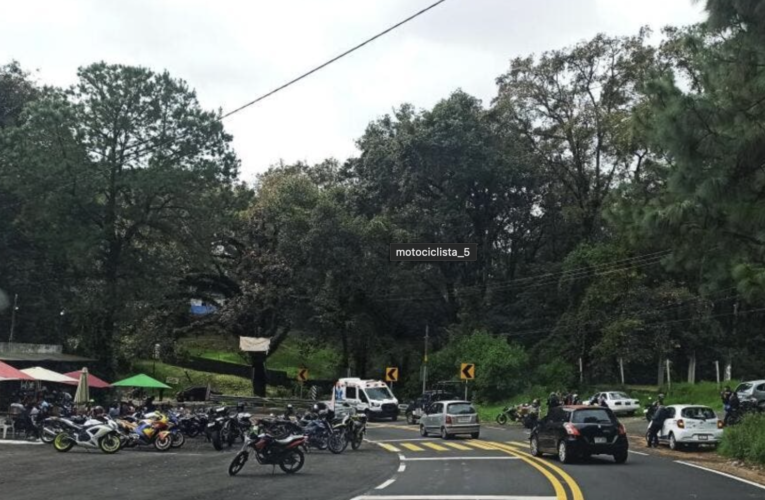 VIDEO: Motociclista muere en la México-Cuernavaca