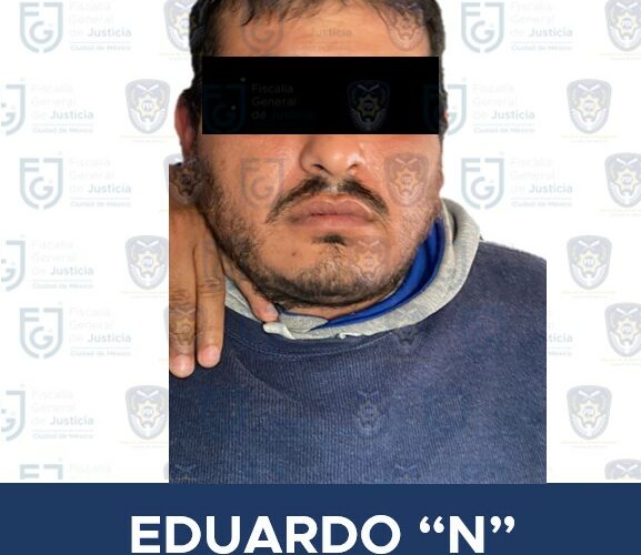 CUMPLIMENTA FGJCDMX, EN EL ESTADO DE MÉXICO, ORDEN DE APREHENSIÓN CONTRA UN HOMBRE, ACUSADO DE HOMICIDIO CALIFICADO, EN AGRAVIO DE PERSONA MENOR DE EDAD