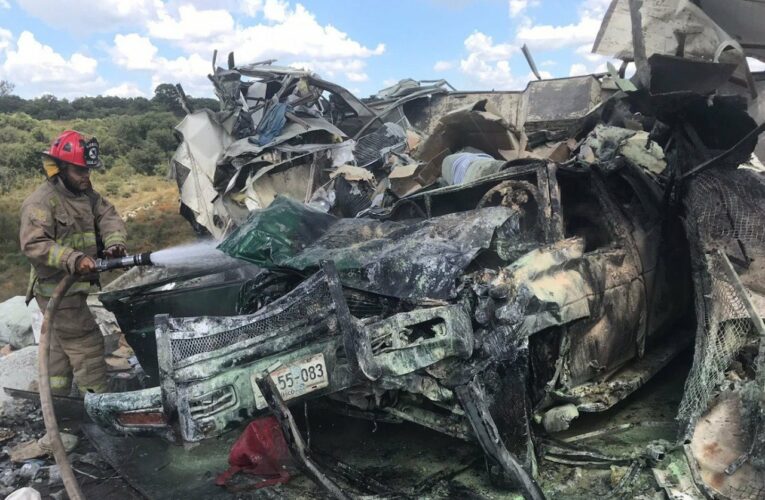 VIDEO: 7 muertos tras choque en el municipio de San Miguel El Alto