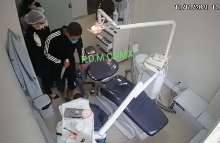 Paciente que estaba dentista somete a ladrones
