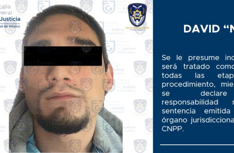 CUMPLIMENTA FGJCDMX ORDEN DE APREHENSIÓN CONTRA UN HOMBRE, POR SU PROBABLE PARTICIPACIÓN EN TENTATIVA DE FEMINICIDIO