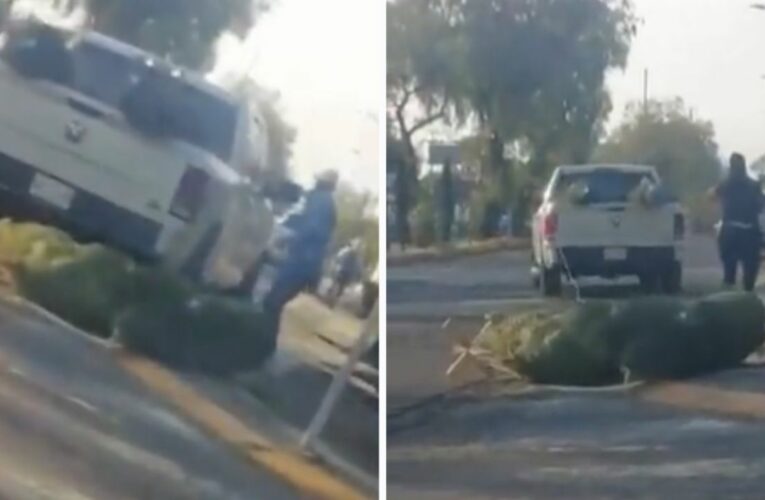 Delincuentes que asaltaron camioneta con árbol de navidad serán denunciados por otros robos (Video)