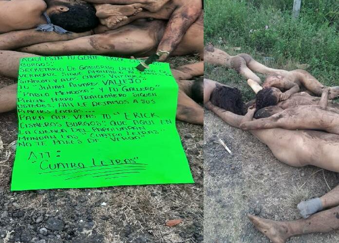 Aparecen 9 cuerpos sin vida en autopista Isla-Cosamaloapan