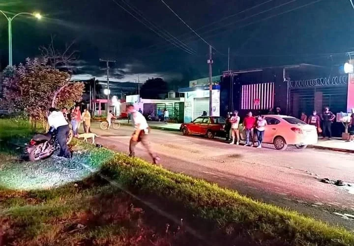 Accidente en Chetumal deja dos heridos