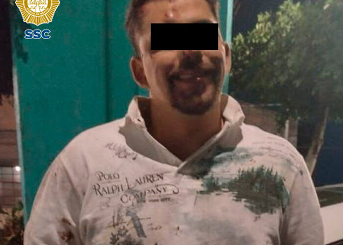 UN HOMBRE PROBABLEMENTE RESPONSABLE DE ATROPELLAR A UN CIUDADANO, FUE DETENIDO POR OFICIALES DE LA SSC, EN LA ALCALDÍA GUSTAVO A. MADERO