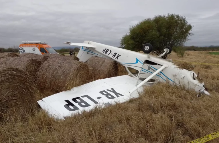 Avioneta realiza aterrizaje forzoso en Apodaca Nuevo León; PCNL descarta lesionados