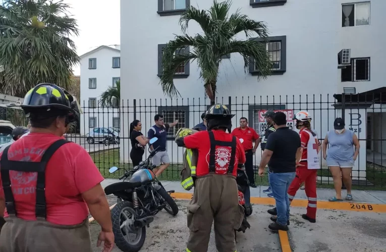 Flamazo en residencial California, tras acumulación de gas