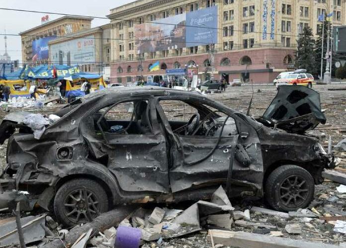 En Ucrania hay escenas aterradoras de muertos en las calles