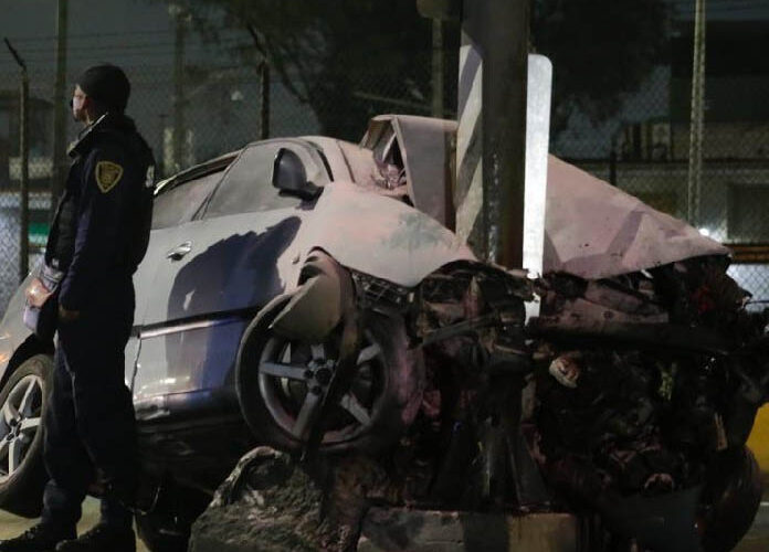 Conductor muere prensado por ir a exceso de velocidad en Circuito Interior