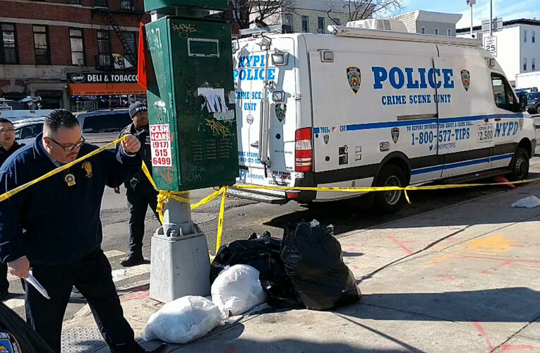 Mujer desmembrada en carrito de compras de supermercado