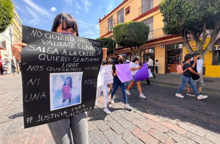 Marchan en Querétaro por el asesinato de menor