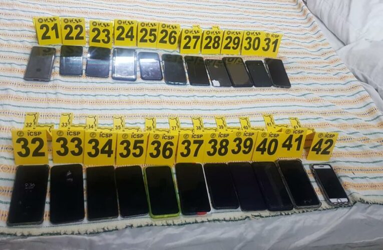 Recuperan 52 celulares robados en Pa’l Norte