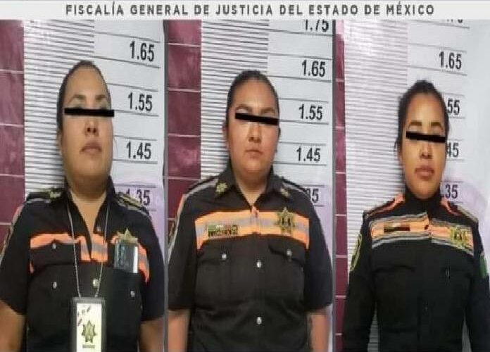 DETIENEN A TRES OFICIALES DE TRÁNSITO EN CHIMALHUACÁN POR LESIONES A UNA MUJER