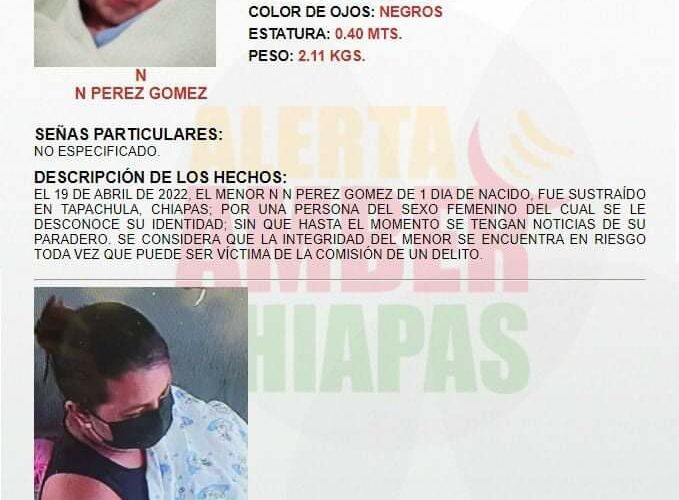 SUSTRAEN a recién nacido en hospital del IMSS en Tapachula