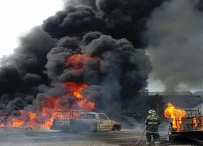 Explosión de un tanque de gas al interior del Centro Penitenciario y de Reinserción Social de Tlalnepantla