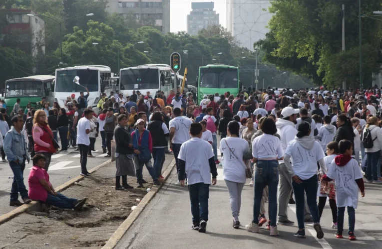 Paro de transportistas en la CDMX