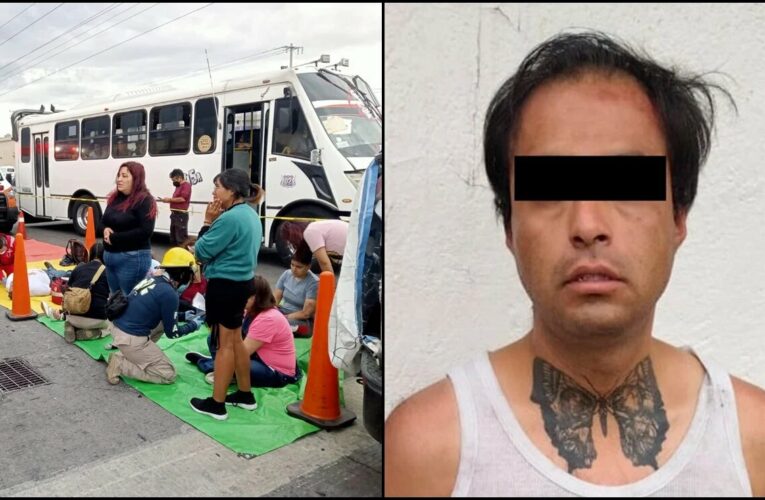 Conductor ebrio provoca accidente en Puebla y deja 9 personas lesionadas