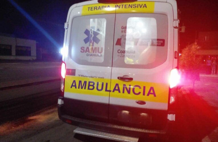 Luego de un accidente vial en Saltillo, mujer embarazada entra en labor de parto