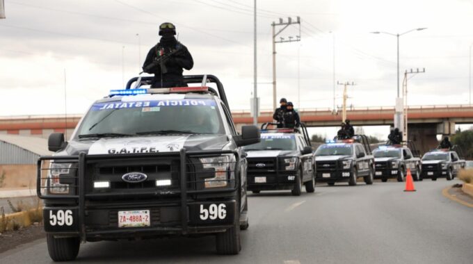 Intenso operativo de seguridad en Jerez, Zacatecas