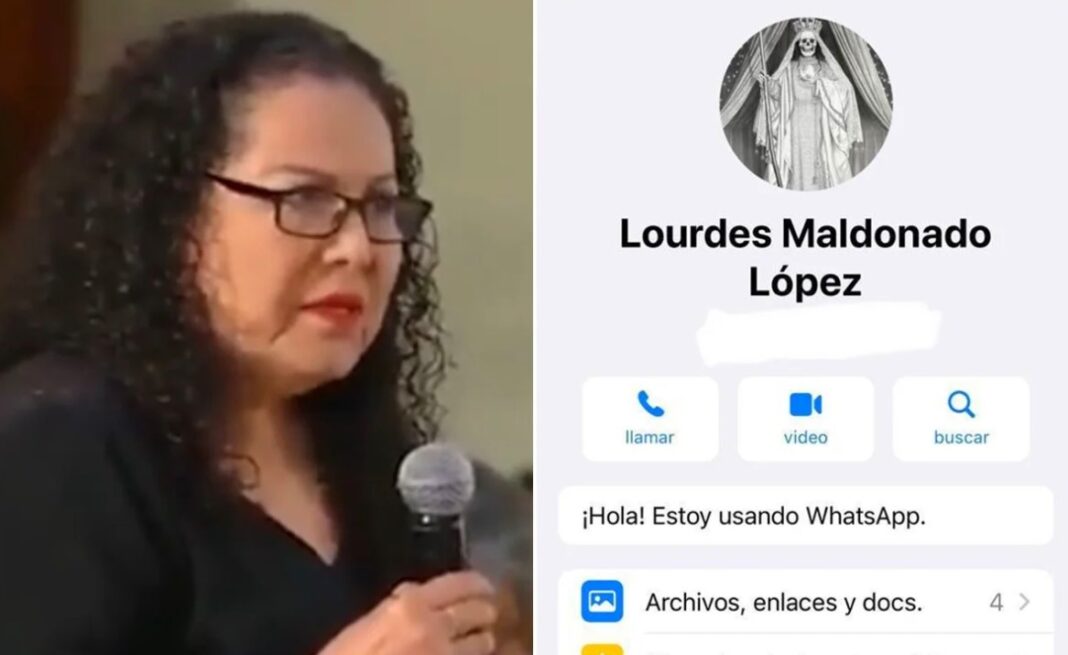 Celular Lourdes Maldonado