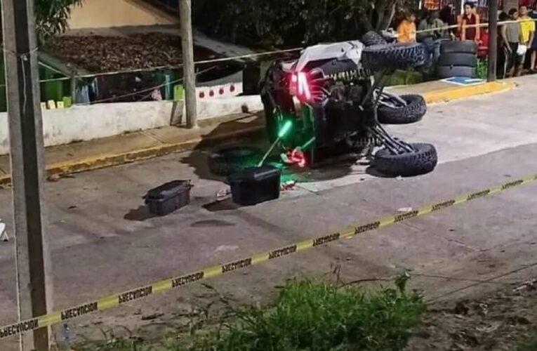 Video. Menor muere en Veracruz por accidente en un “Razer”