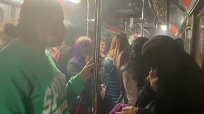 Video- Desalojan a usuarios de la Línea B, tras accidente en el metro